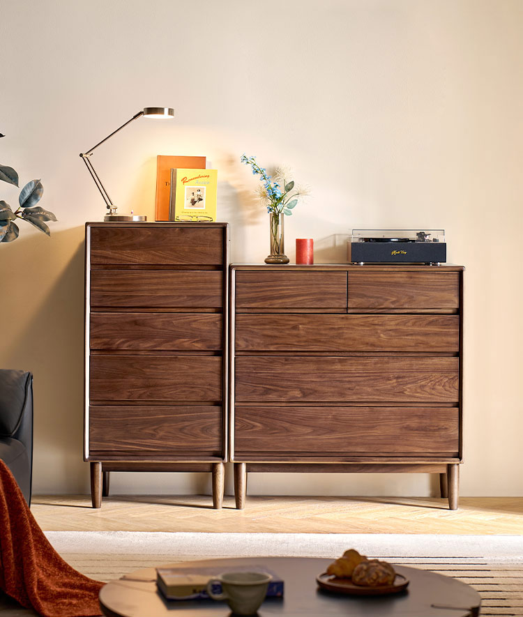 walnut dresser