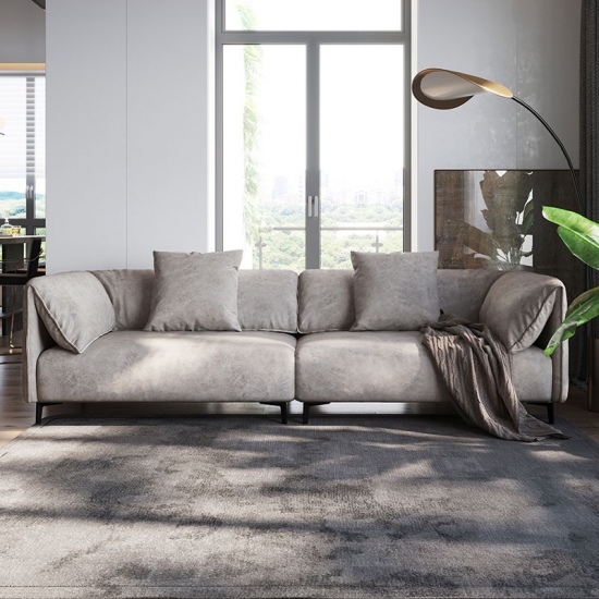 Modern Sectional Fabric Sofa Set