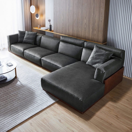 Luxury Modular Italian L Shaped Fabric Sofa