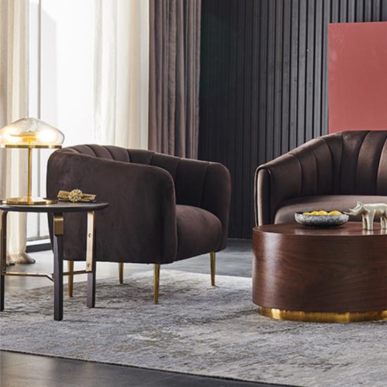New Design Luxury Velvet Sofa