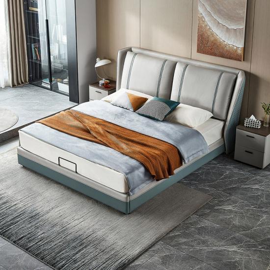 Double Bed High Headboard Bedroom Furniture Set