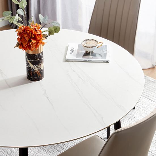 Marble Dining Table With Gold Legs