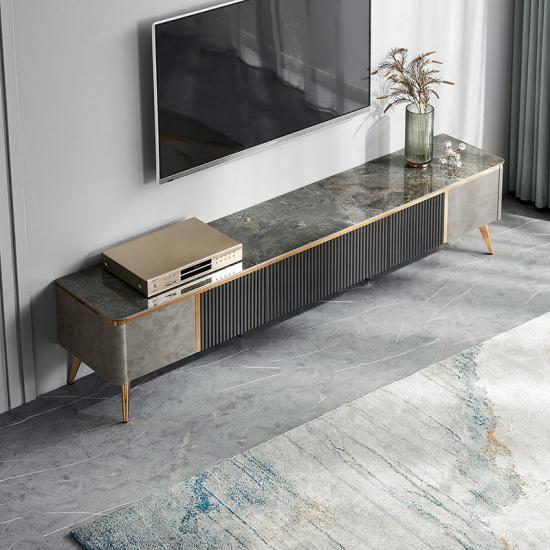 Furniture Set Of Marble Coffee Table And Tv Stand