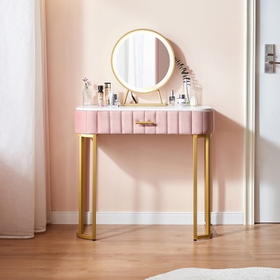 Vanity Bedside Wood Table Mirrored Dressers