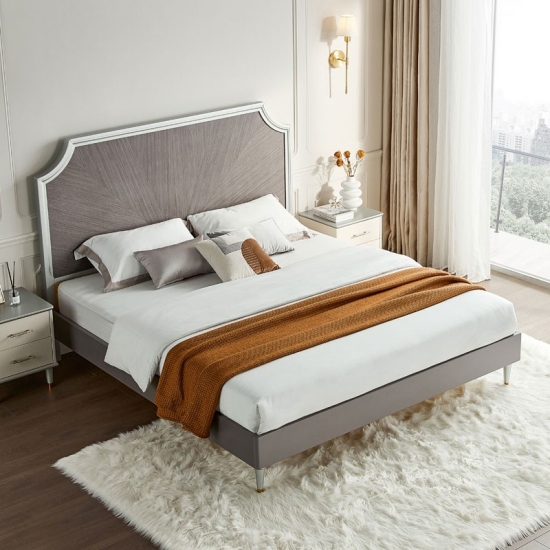 LINSY  Upholstered Platform Bed Frame