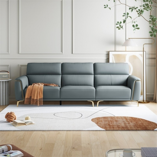 Modern Contemporary Leather Sofa