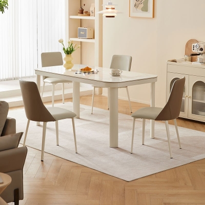 Modern Rectangle Dining Table Set