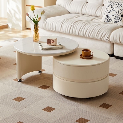 Modern Cream Style Living Room Coffee Table