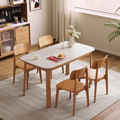 Modern White Kitchen Table