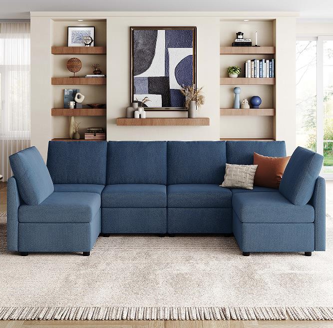 LINSY Home Furniture صوفا وحدات جديدة للبيع بالجملة